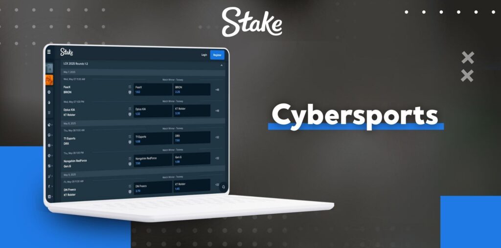 Stake Pakistan Cybersports Betting overview