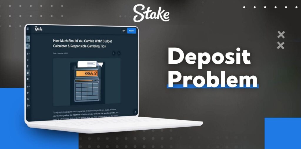 Stake Pakistan gaming platform Deposit Problem