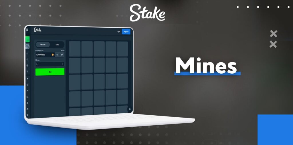 Stake Pakistan online casino Mines game info