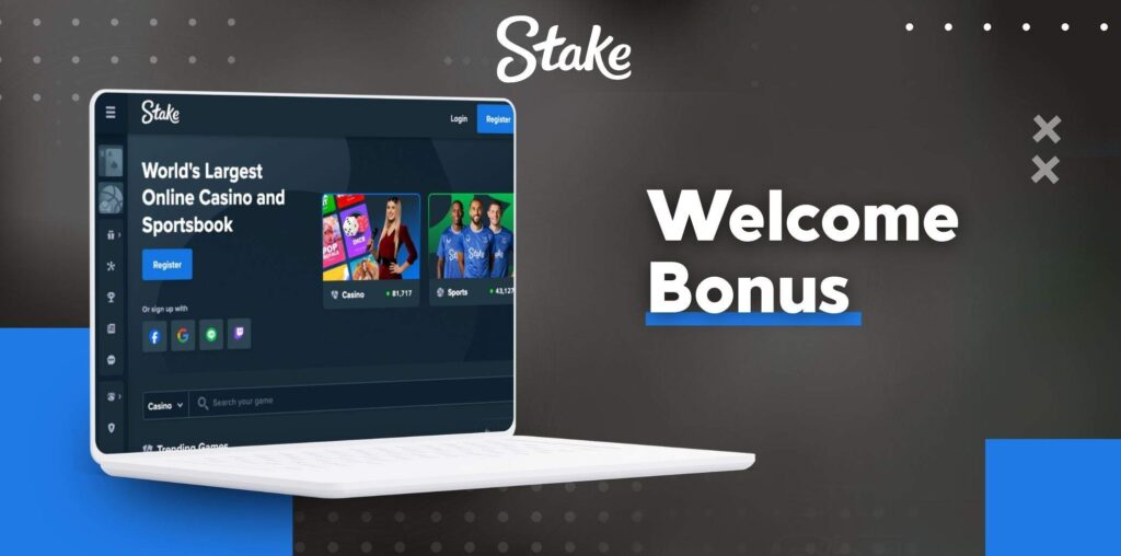 Stake Pakistan Welcome Bonus information