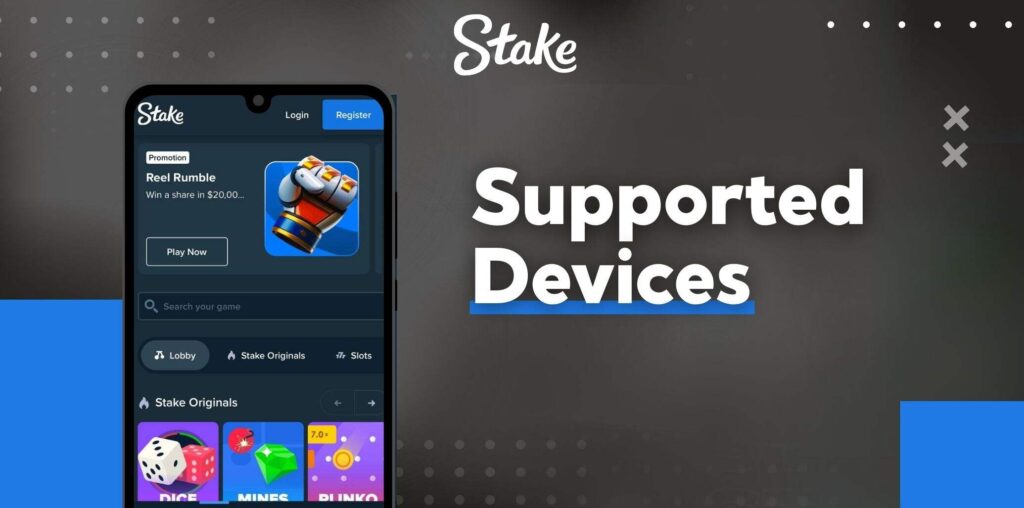 Supported Devices for Stake Mobile in Pakistan