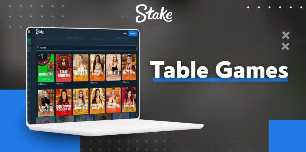 Stake in Pakistan Table Games site overview