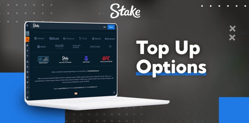 Stake Pakistan Top Up Options function guide